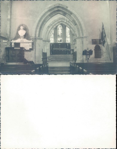 Church interior cropthorne etw - church,