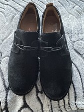 clarks black flat shoes size 6 BNWOB 