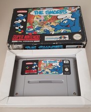 SNES The Smurfs with Box +