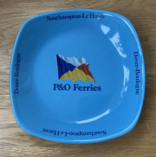 Vintage P&O Ferries Commemorative Plate / Shallow Bowl Rare Southampton Le Havre