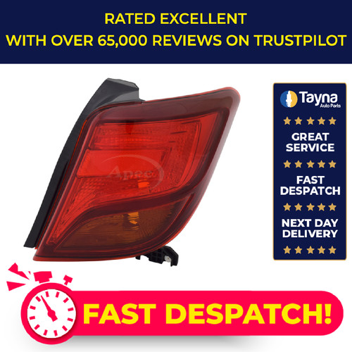 Rear light lamp fits toyota - rear,