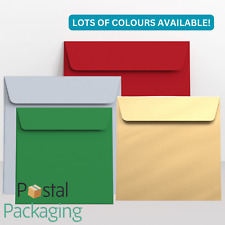 155 x 155mm Square Coloured Envelopes Crafts Greeting Cards & Invitations Party