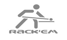 Rackem Pool Player Sticker 3x5