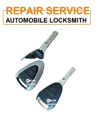 Porsche button key - key, case