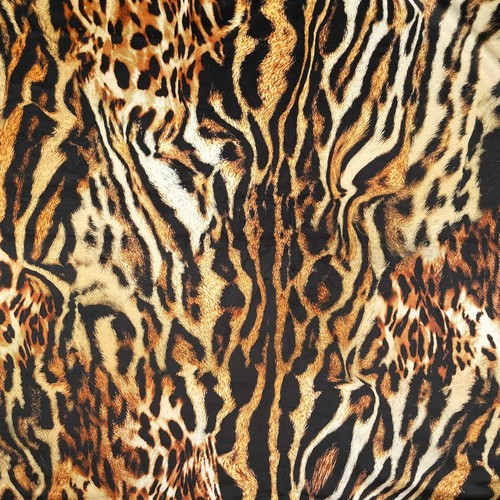 Animal print velvet fabric - animal,