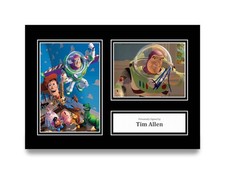 Tim Allen Signed A4 Photo Autograph Card Buzz Lightyear Toy Story Gift Display