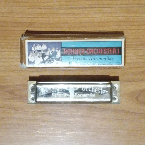 Vintage hohner harmonica - vintage,