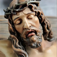 Jesus Cross Crucifix Wall Hanging Resin Catholic Christian Statue Home Decor NEW