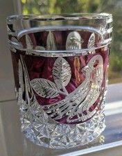 Hofbauer Red Byrdes Red Bird Whisky Glass Tumbler