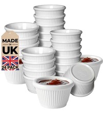 2oz White Pack of 24 Fluted