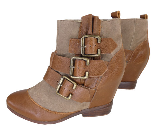 Pirate style wedge boots - pirate,