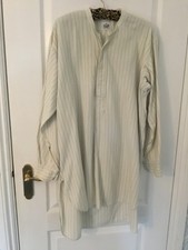 Antique grandad style man's shirt/ nightshirt. Made by Duramen Regd. England.