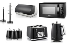 Swan Elegance Black Kettle