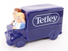 Tetley Tea Folk Delivery Van Ceramic Money Box. Wade Pottery. 1998.