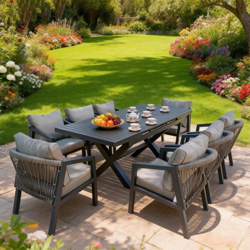 Seater aluminium garden - 6/8,