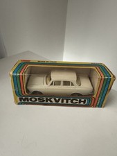 Vintage USSR Soviet Diecast Car Model MOSKVITCH-408 In The Original Box. 1/43
