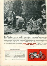 1965 Print Ad of Honda Trail