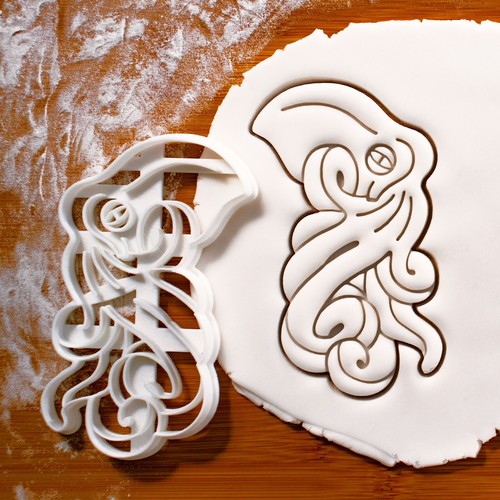 Kraken cookie cutter sea - cookie,
