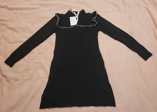 Zara black wool jumper - zara,