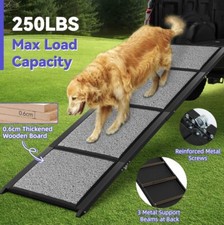 Dog Car Ramp, 170×50cm Foldable Dog Ramp for SUV &Truck for Medium & Large Dogs