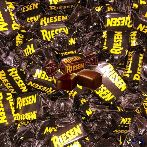 Riesen dark chocolate toffee - riesen,
