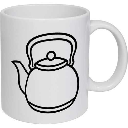 Tea kettle ceramic mug - 'tea, kettle'