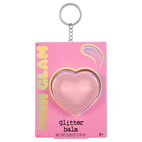 Mini glam heart - glitter, balm