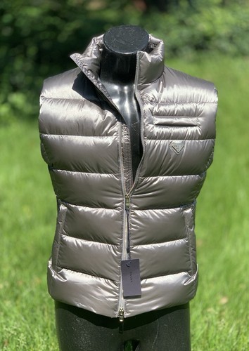 Prada gilet piumino gray - ,