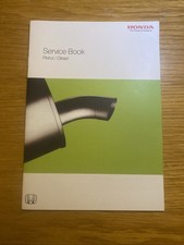 HONDA SERVICE BOOK STAMPED
