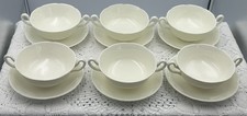 Six Royal Doulton White Soup