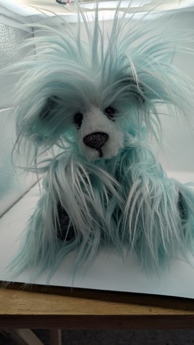 Beautiful artist bear - artist, by