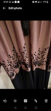 Dubai open front women abaya Nida & chiffon material available in size 58.