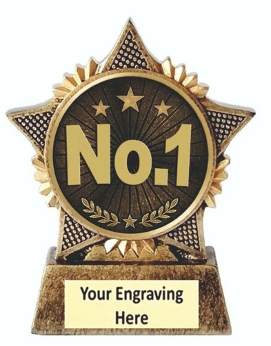 Trophy star award - star,