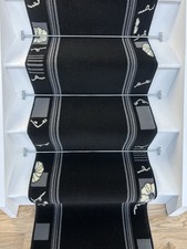 Stairs Runner Black Hard