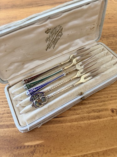 Antique 950 silver enamel - antique,