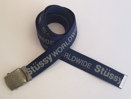 Stussy worldwide belt blue - worldwide,