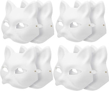 Fox Anime Cat Mask, Half Face