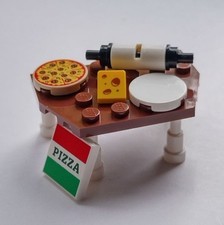 Lego pizza prep table - lego,