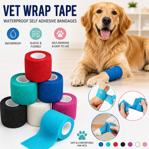 Vet wrap tape waterproof self - vet,