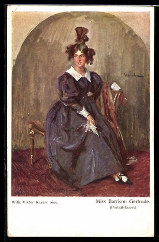 Artist postcard signed - artist's,