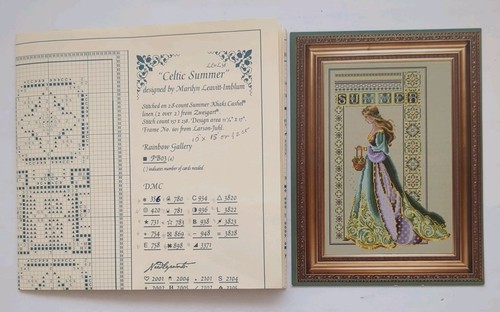 Celtic summer cross stitch - summer, cross-stitch