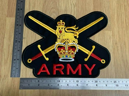 British army embroidered sew - army,