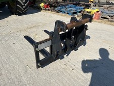 JCB PALLET FORKS / TINES ON SCHAFFER BRACKETS TRACTOR LOADER TELEHANDLER LIFTER