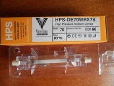 Venture HPS-DE70WRX7S Lamp code 00166 Base RX7S high Pressure Sodium Lamp