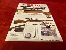 PGUN9 ADVERT 11X8 AIR ARMS S410 MULTISHOT SPORTER RIFLE
