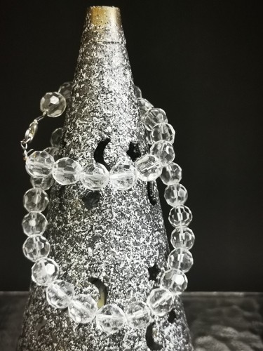 Necklace glass beads gablonz - necklace,