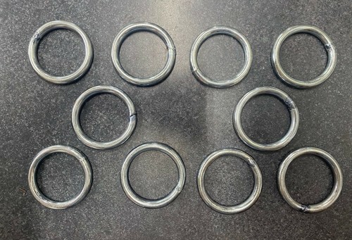 Lot metal rings welded - lot, o-rings