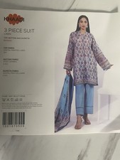 Khaadi 3 Piece Unstitched Lawn Suit