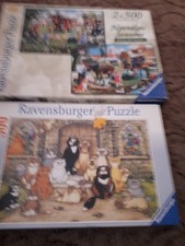 3 x 500 piece jigsaw puzzles