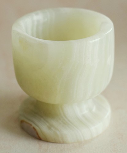 Stone egg cup - stone,